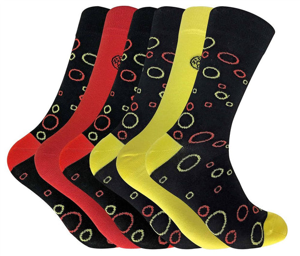 6 Pairs Funky Bamboo Socks