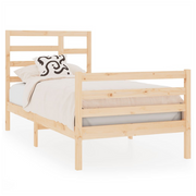 Bed Frame Solid Wood 75x190 cm to 200 x 200 cm