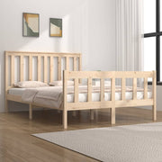 Bed Frame Solid Wood Pine 75x190 cm to 140 x 190 cm