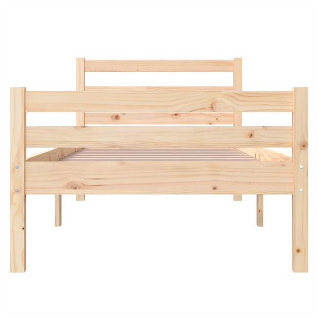 Bed Frame Solid Wood 75x190 cm to 200 x 200 cm