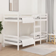 Bunk Bed 75 x 190 cm to 90x200 cm Solid Wood Pine