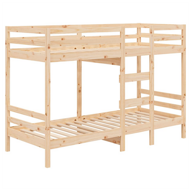 Bunk Bed 75 x 190 cm to 90x200 cm Solid Wood Pine