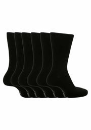 Gentle Grip - 6 Pairs Mens Bigfoot Socks 12-14 UK