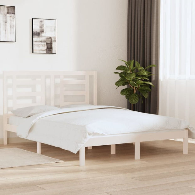 Bed Frame Solid Wood 75x190 cm to 200 x 200 cm