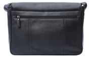 Primehide Mens Leather Messenger Bag Laptop Shoulder Business Tablet Gents 8413