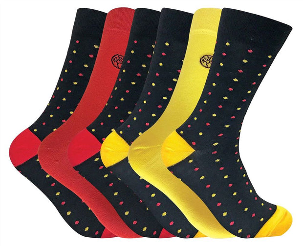 6 Pairs Funky Bamboo Socks