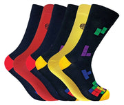 6 Pairs Funky Bamboo Socks