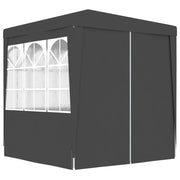 Professional Party Tent with Side Walls 2x2 m 90 g/m²