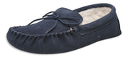 Nordvek Mens  Suede Moccasin Slippers With Suede Sole - 423-100