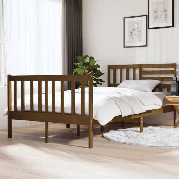 Bed Frame Solid Wood 90x200 cm Single to 180x200 cm Super King