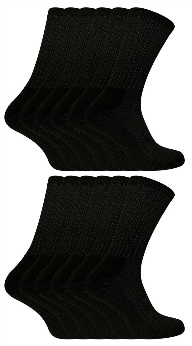 24 Pairs Bamboo Sport Socks