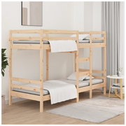 Bunk Bed 75 x 190 cm to 90x200 cm Solid Wood Pine