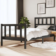 Bed Frame Solid Wood 90x200 cm Single to 180x200 cm Super King