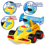 SOKA My First Remote Controlled Racing Car for Toddlers with Sound and Light