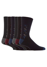 Gentle Grip - 6 Pairs Mens Bigfoot Socks 12-14 UK