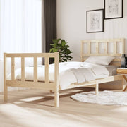 Bed Frame Solid Wood 90x200 cm Single to 180x200 cm Super King