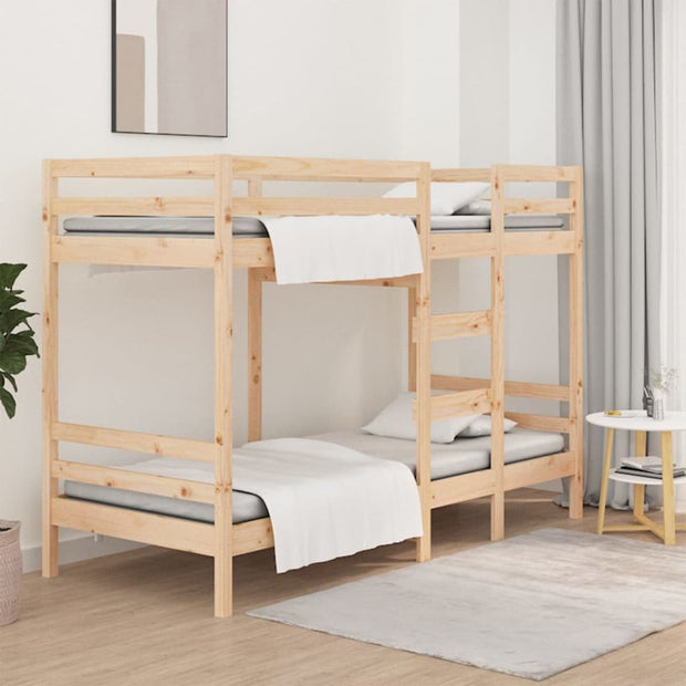 Bunk Bed 75 x 190 cm to 90x200 cm Solid Wood Pine