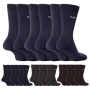 FiveG - 6 Pairs Mens Fairtrade Cotton Socks