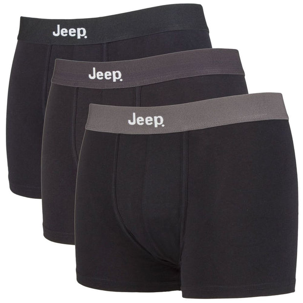 Jeep - 3 Pr Pack Cotton Fitted Trunks