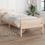 Bed Frame Solid Wood 75x190 cm to 200 x 200 cm