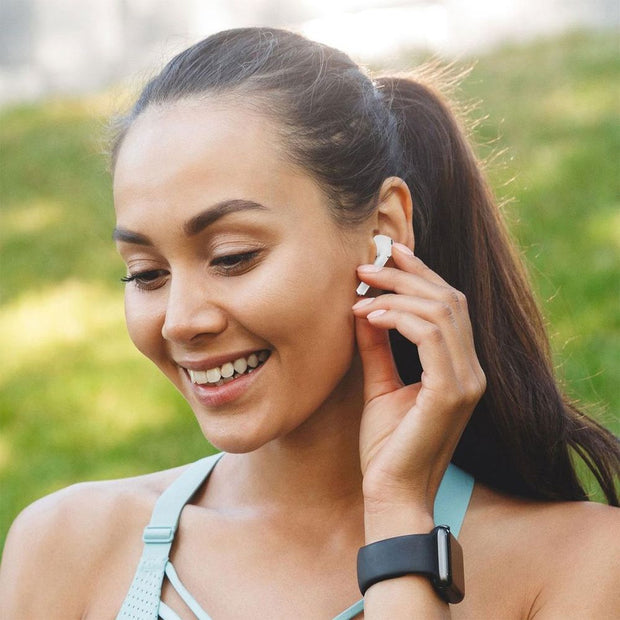 Soundz Wireless Bluetooth Headset: Crisp Bass, Clear Tones with Built-in Battery & Case