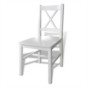 5 Piece Dining Set White