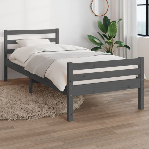 Bed Frame Solid Wood 75x190 cm to 200 x 200 cm