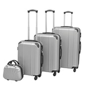 Four Piece Hardcase Trolley Set Champagne