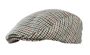 Mens Houndstooth Flat Cap