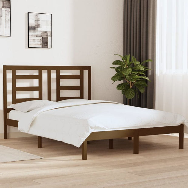 Bed Frame Solid Wood 75x190 cm to 200 x 200 cm