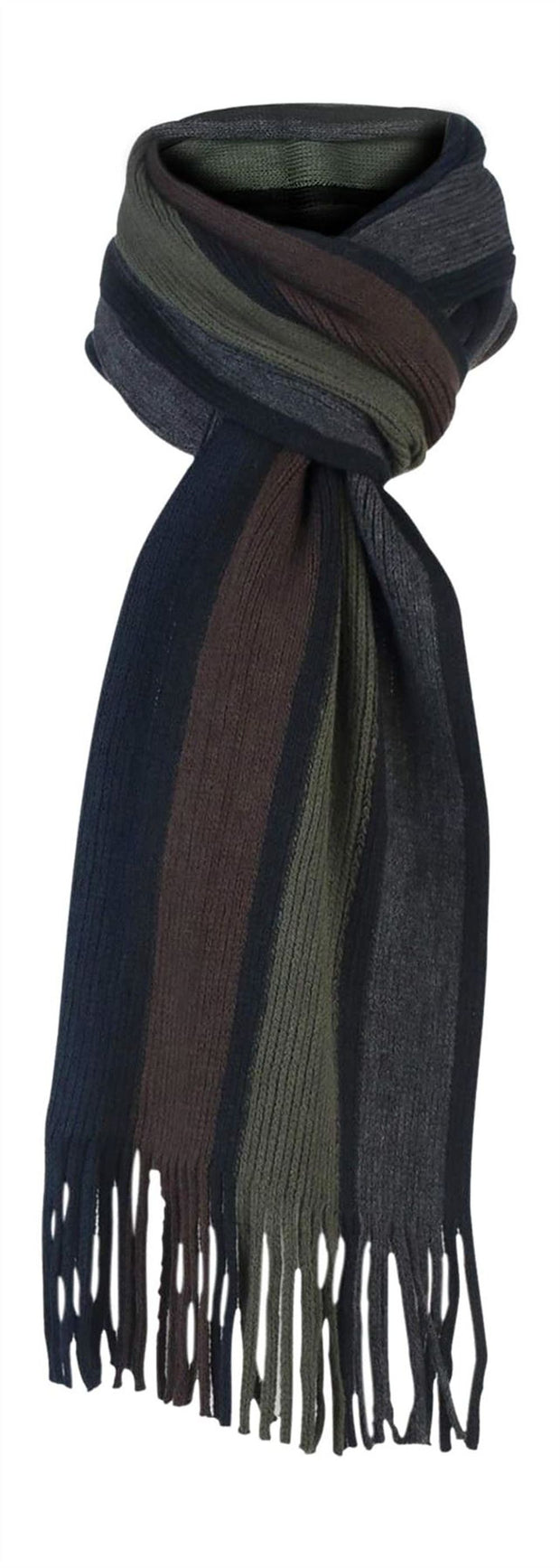 Giovanni Cassini - Mens Striped Scarf