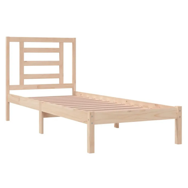 Bed Frame Solid Wood 75x190 cm to 200 x 200 cm