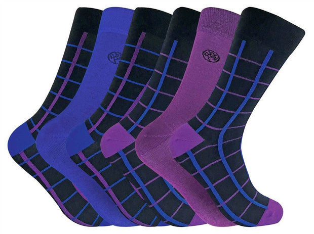 6 Pairs Funky Bamboo Socks