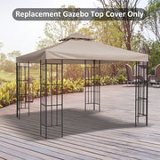 3 x 3(m) Gazebo Canopy Roof Top Replacement Cover Spare Part