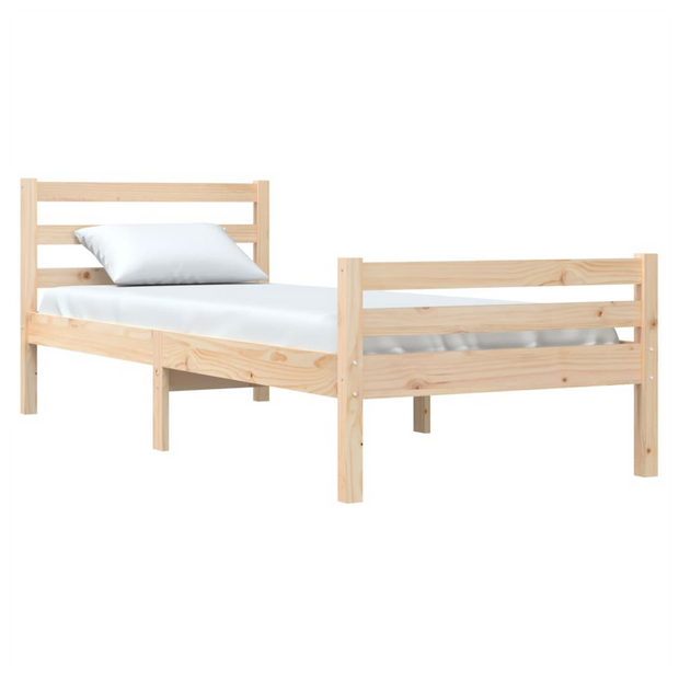 Bed Frame Solid Wood 75x190 cm to 200 x 200 cm